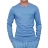Tee-shirt à manches longues bleu ciel Calvin Klein
