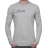 Tee-shirt à manches longues gris perle Calvin Klein
