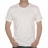 Tee-Shirt blanc, Col rond, en pur coton d'Egypte
