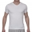 Tee shirt col V manches courtes Blanc Micromodal