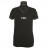 Tee-shirt col V noir bordé de blanc Emporio Armani en coton stretch