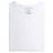 Tee-shirt en coton col V Blanc