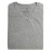 Tee-shirt en coton col V Gris chiné