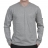 Tee shirt manches longues Ted Lapidus Col V Gris