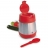 Thermo avec cuillère et anse - 350 ml - rouge