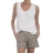 Top sans manches col v