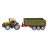 Tracteur JCB Avec Remorque