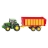 Tracteur John Deere Avec Remorque