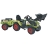 Tractopelle Claas et remorque
