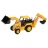 Tractopelle excavateur