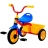 Tricycle transporter bleu rouge jaune