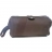 TROUSSE DE TOILETTE EN CUIR CHOCOLAT EDGAR - Ouverture Docteur