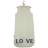 Turbulette coton bio - Love pourpre