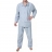 Veste de pyjama Calvin Klein à rayures bleues