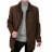 Veste en cuir Chocolat Jacques Bogart
