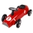 Voiture de course en métal rouge