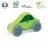 Voiture en bois de Rallye verte