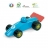 Voiture en bois Formule 1 bleue