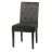 2 chaises en velours anthracite Cabaret