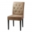 2 chaises en velours beige Cabaret