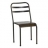 2 Chaises métal Fabrique mobilier Hanjel (lot de 2)