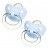 2 TETINES NUKETE BABY BLUE T2 SILICONE BLEUE