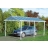Abri de voiture Carport platinum blanc
