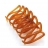 Accessoire coiffure-Grande Pince écologique Marguerite Caramel