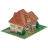 Aedes <a title='En savoir plus sur les maquettes' href='http://cadeau.familyby.com/post/12963927765/maquette-voilier' style='text-decoration:none; color:#333' target='_blank'><strong>Maquette</strong></a> en céramique - Grand refuge rural