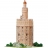Aedes <a title='En savoir plus sur les maquettes' href='http://cadeau.familyby.com/post/12963927765/maquette-voilier' style='text-decoration:none; color:#333' target='_blank'><strong>Maquette</strong></a> en céramique - Torre del Oro, Séville, Espagne