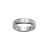Alliance argent platiné jonc 5mm 2 filets plus 1 diamant 0,02 ca