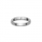 Alliance argent rhodié jonc 3mm ciselé 1 diamant 0,02 carat
