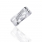 Alliance or gris et diamants