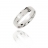 Alliance or gris fantaisie de 4.5 mm