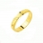 Alliance or jaune fantaisie. Bague de 3.5 mm