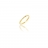 Alliance or jaune fantaisie. bague de mariage 1.5 mm