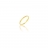 Alliance or jaune fantaisie. bague de mariage 1.5 mm