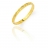 Alliance or jaune fantaisie. Bague de mariage 2 mm