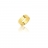 Alliance or jaune ruban, bague de mariage 5 mm