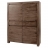 Armoire en teck massif Cosmos grisé