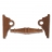 Artesania Maquette en bois - Cabestan en bois horizontal 50 mm : Nogal