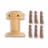 Artesania Maquette en bois - Cabestan vertical et vertugadins en bois : diamètre 25 mm