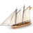 Artesania <a title='En savoir plus sur les maquettes' href='http://cadeau.familyby.com/post/12963927765/maquette-voilier' style='text-decoration:none; color:#333' target='_blank'><strong>Maquette</strong></a> en bois - Principe de Asturias : Canot du capitaine