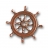Artesania Maquette en bois - Roue de gouvernail : Diamètre 20 mm