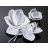 Assiette Plate PORCELAINE BLANCHE Acacia 34.5 cm - L8010