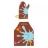 Au Sycomore Gant et tablier Chocolat