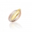 Bague 3 anneaux 3 ors 2 mm