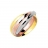 Bague 3 anneaux 3 ors 3.5mm