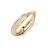 Bague 3 anneaux 3 ors fantaisie 1.5mm