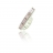 Bague argent avec oxyde rose